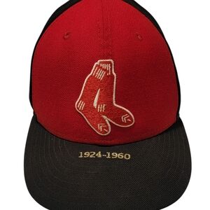 New Era 59Fifty Boston Red Sox 1924-1960 Mens 7 1/8 Fitted Cap Cooperstown